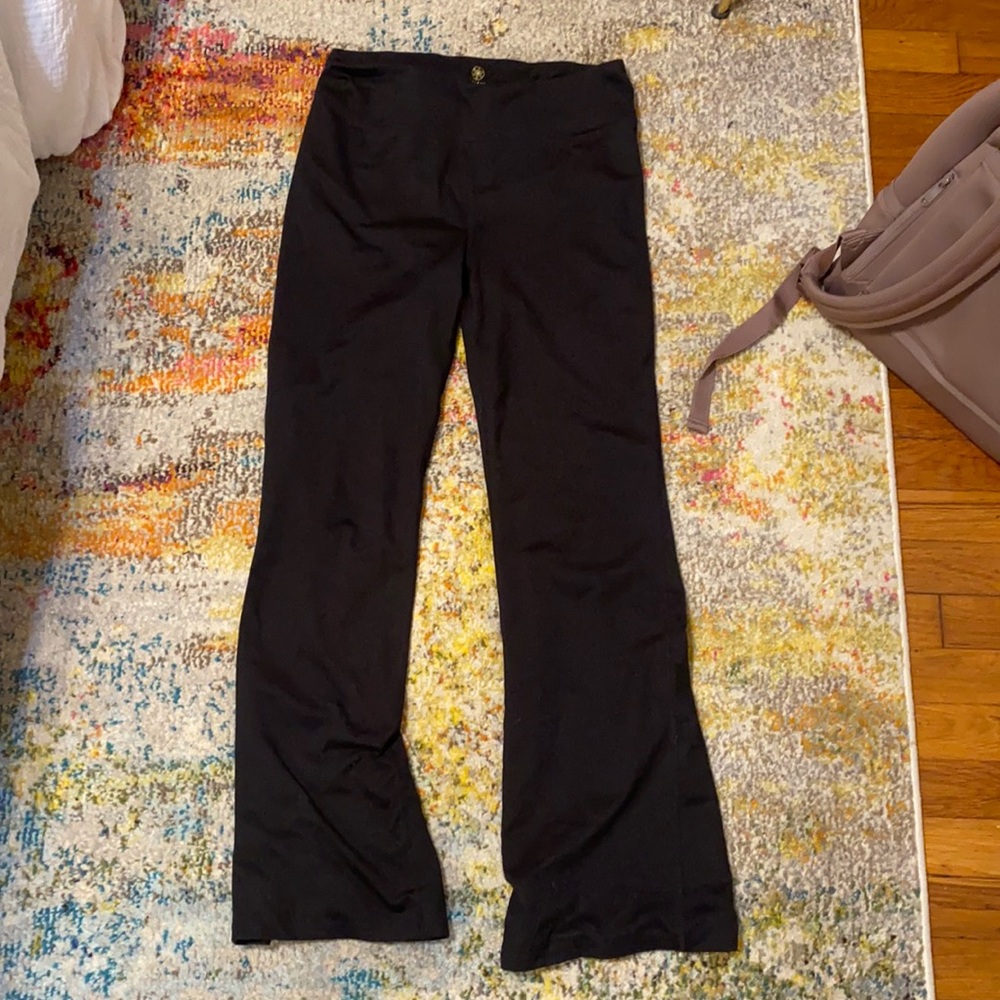 Black Cloth Yoga Pants